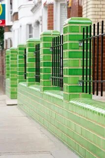 Плитка bricks green