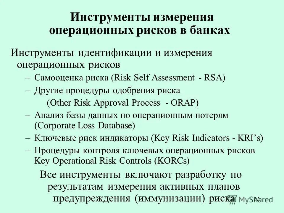 Источники информации для идентификации рисков. Методы идентификации рисков. Способы идентификации опасностей. Самооценка операционного риска. Инструменты идентификации рисков.