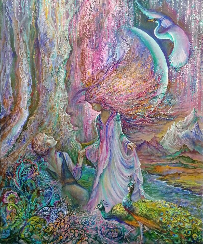 Английская художница Josephine Wall. Зачарованный ветер