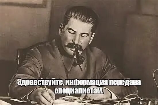 Передано специалисту