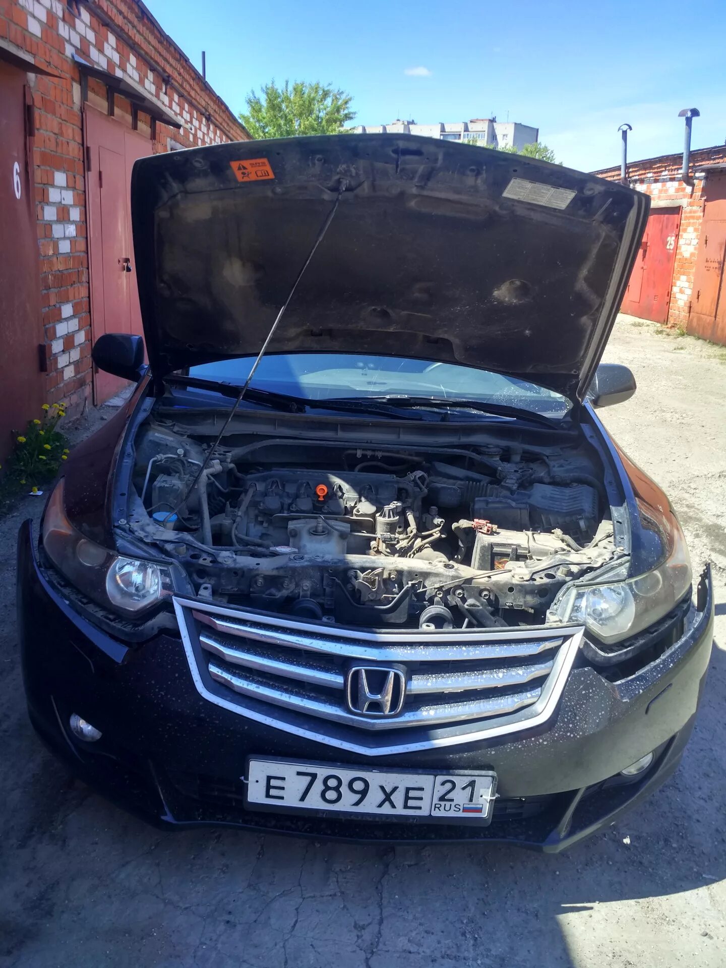 Как снять фары аккорд 8 Новая решетка радиатора + тонировка передних фар! Honda Accord (8G), 2,4 л, 20