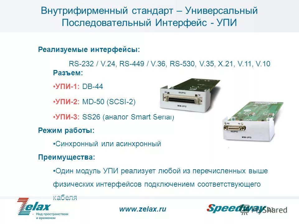 Устройства с последовательным интерфейсом