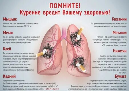 Плакат вред