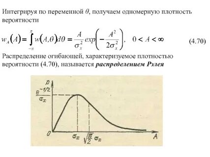 Распределение рэлея