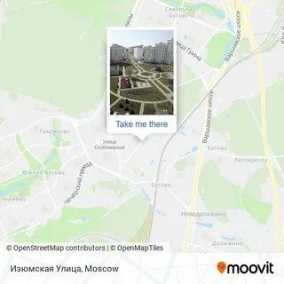 Автобусы южное бутово на карте