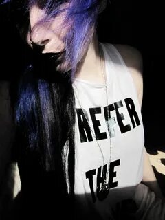 emo hair Emo emo girl, ira vampira, scene queen, colorful hair, purple blue...