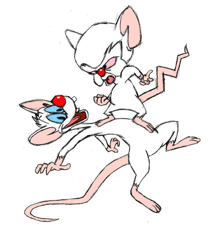 Pinky and brain. Пинки и Брайан. Пинки и Брейн персонажи. Пинки и Брейн Скавены.