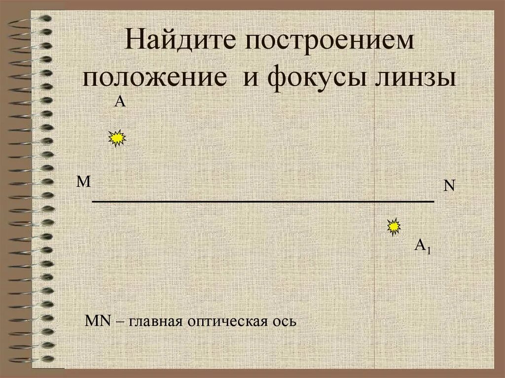 Определите построением положение линзы и ее фокусов. Дан предмет и его изображение найти положение линзы. Найдите построением. Найдите построением. Найдите построением.