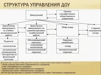 Состав службы доу