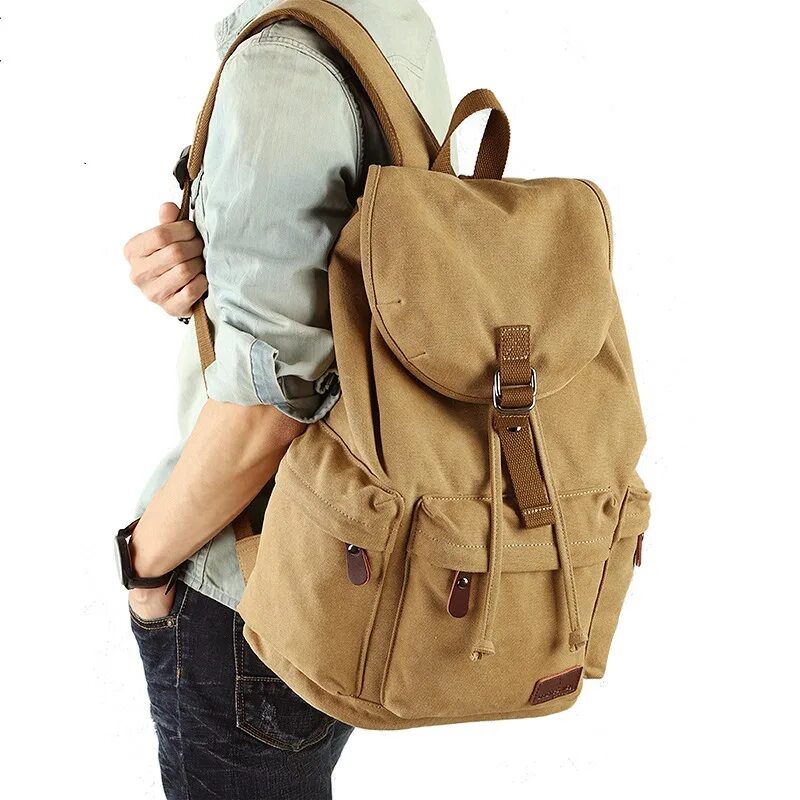Canvas backpack