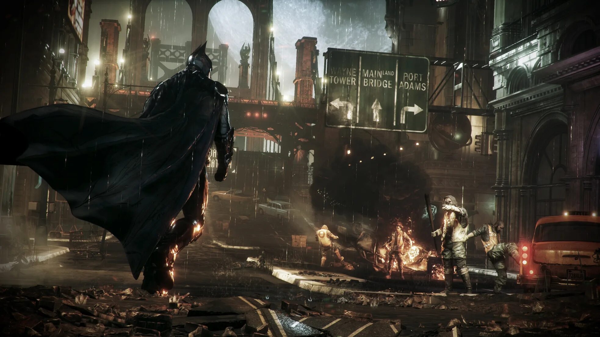 Аркхем играть. Batman: Arkham Knight. Бэтмен Аркхем кнайт. Batman Arkham Knight рыцарь Готэма.