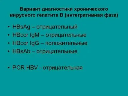 Варианты диагноза
