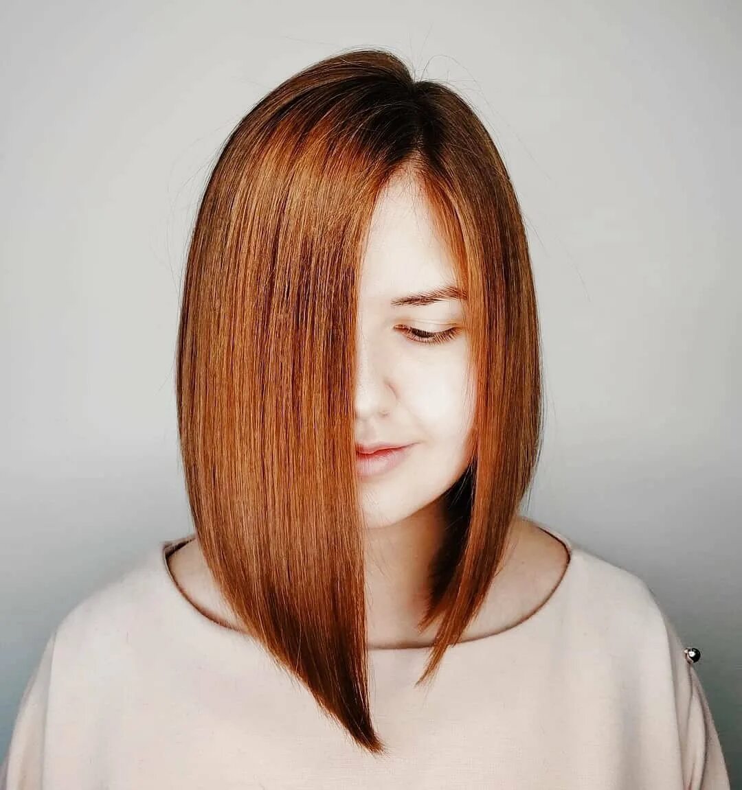 Стрижка Lob long-Bob. Каре Лонг Боб асимметрия.