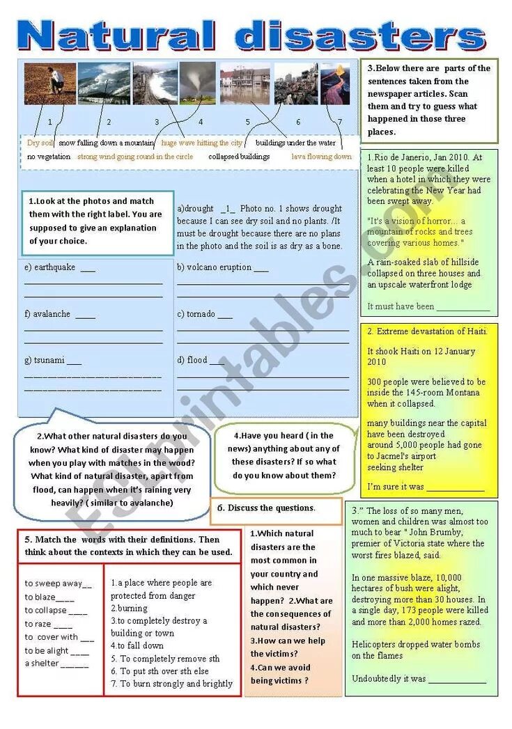 Worksheets стихийные бедствия. Natural Disasters задание с ответами. Natural Disasters ESL. Natural Disasters names.