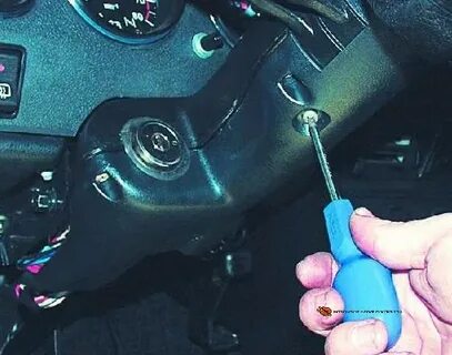 Как снять замок зажигания на ваз