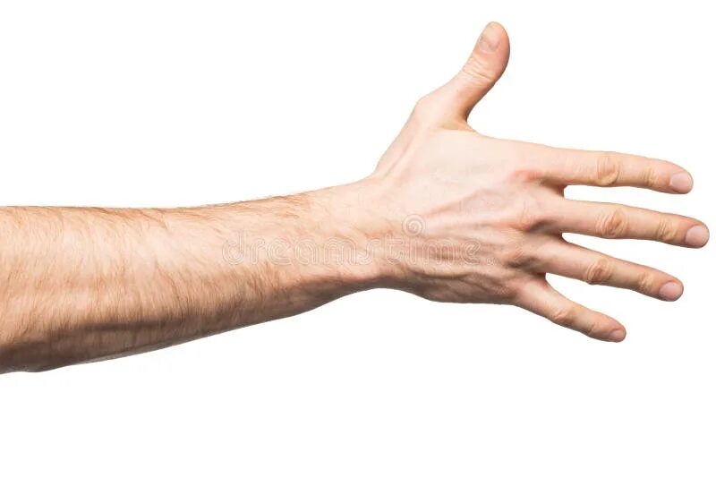 Hands that are out