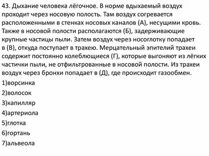 Очищает вдыхаемый воздух