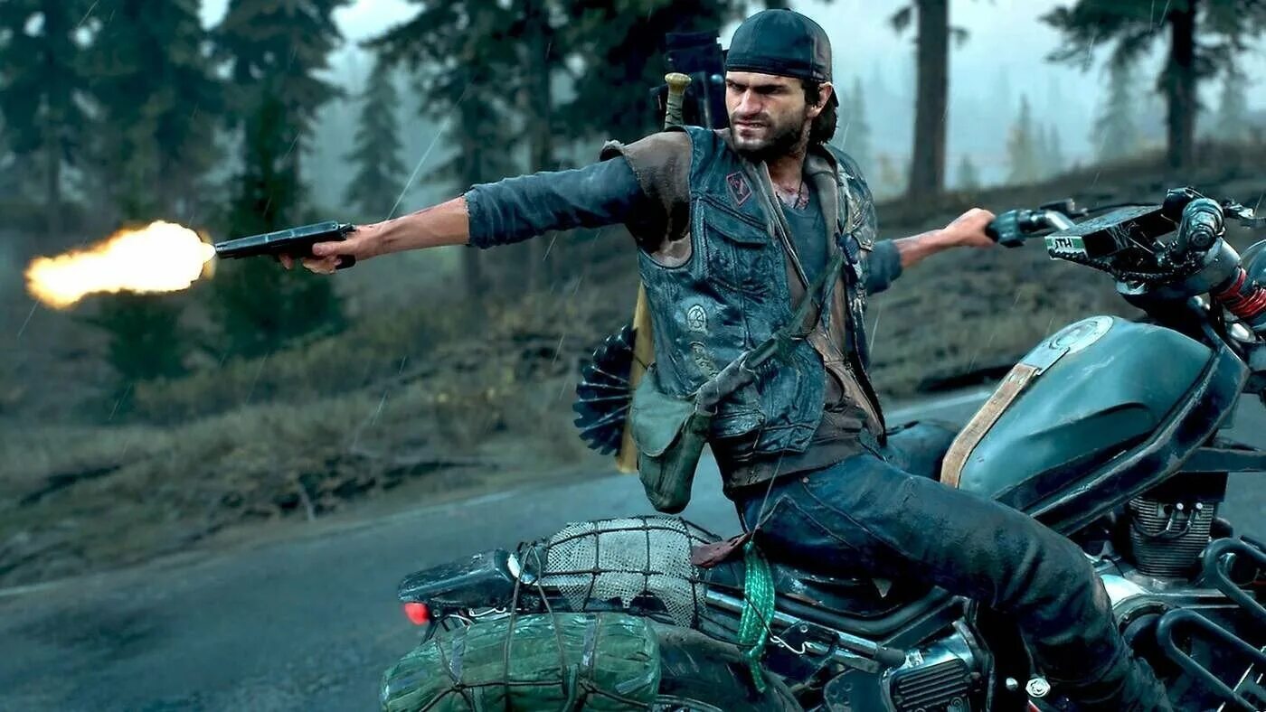 Игра зомби байкер. Days gone. Days gone ps5. Days gone байк Дикона.