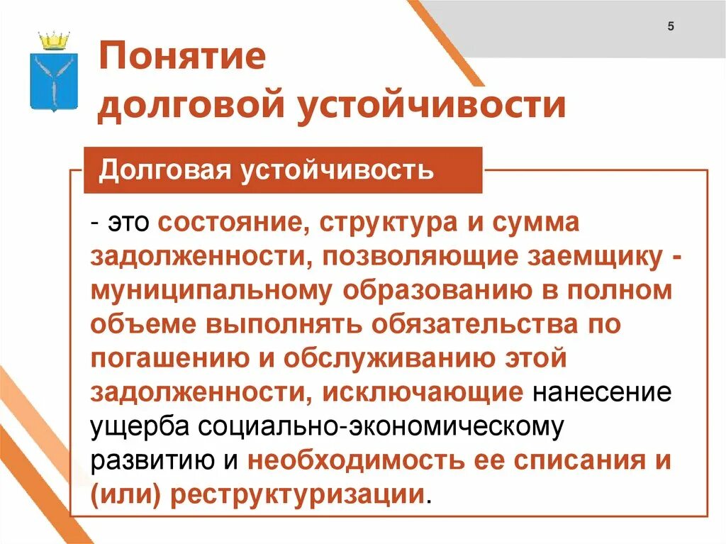Слайд предпосылки изменений. Долговая устойчивость субъектов. Показатели долговой устойчивости рф. Правомочность предприятий. Долговая устойчивость муниципального образования.