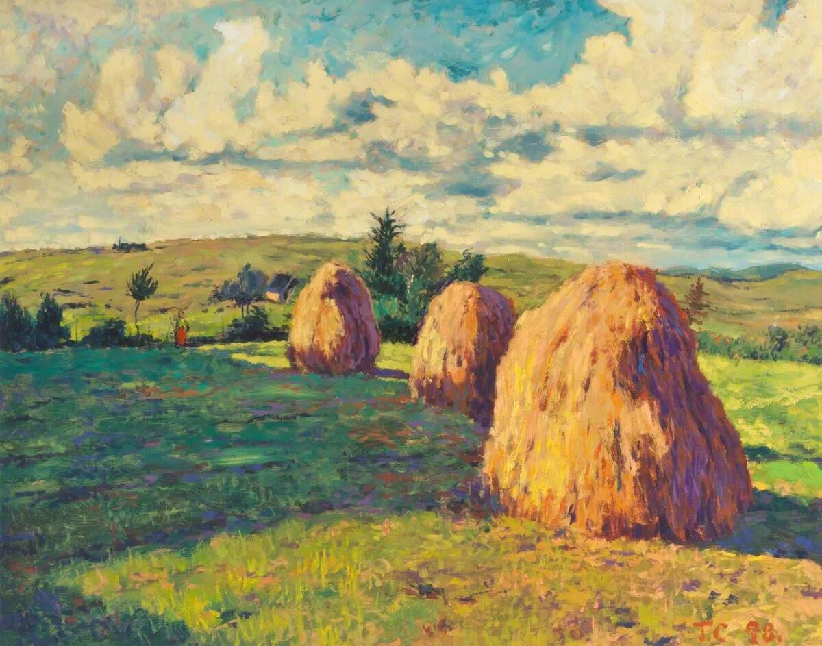 Стог 6. Левитан сумерки стога. шишкин снопы. левитан картины снопы.