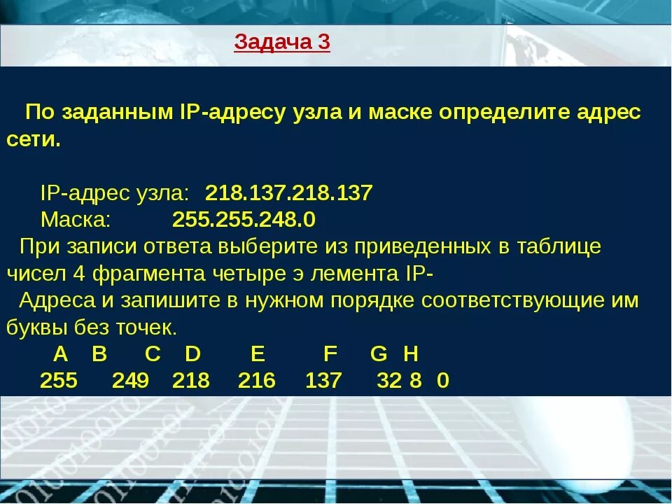 Информатика маска сети. IP адрес сети. IP-адресация узлов сети. Маска IP сети. IP-адресация: подсети, маски.