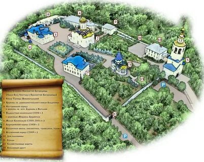 Монастыри курская область карта