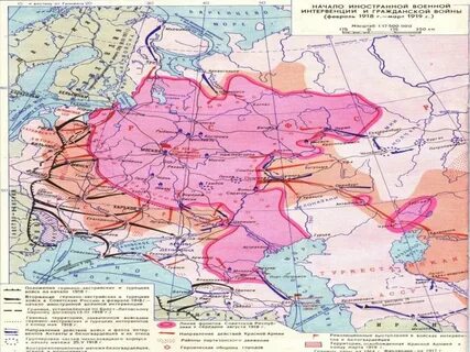 Гражданская на карте