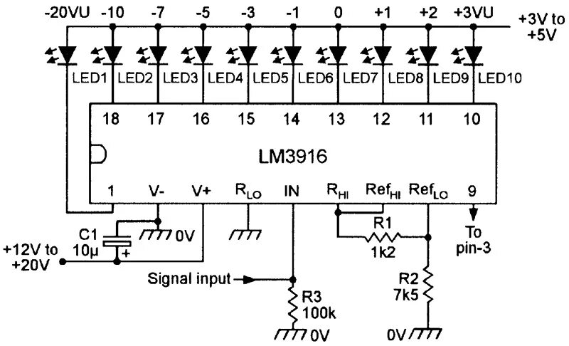 Lm3915 индикатор уровня сигнала схема. Микросхема lm3915 даташит. Индикатор уровня сигнала на светодиодах lm3915. Vu Meter на lm3915.