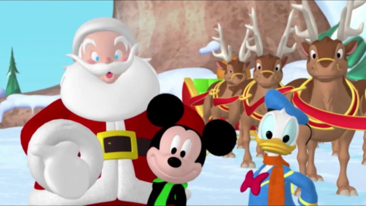 Mickey Mouse Clubhouse Mickey saves Santa 2006. Клуб Микки Мауса спасает Санту. Клуб Микки Мауса кто спасет Рождество.
