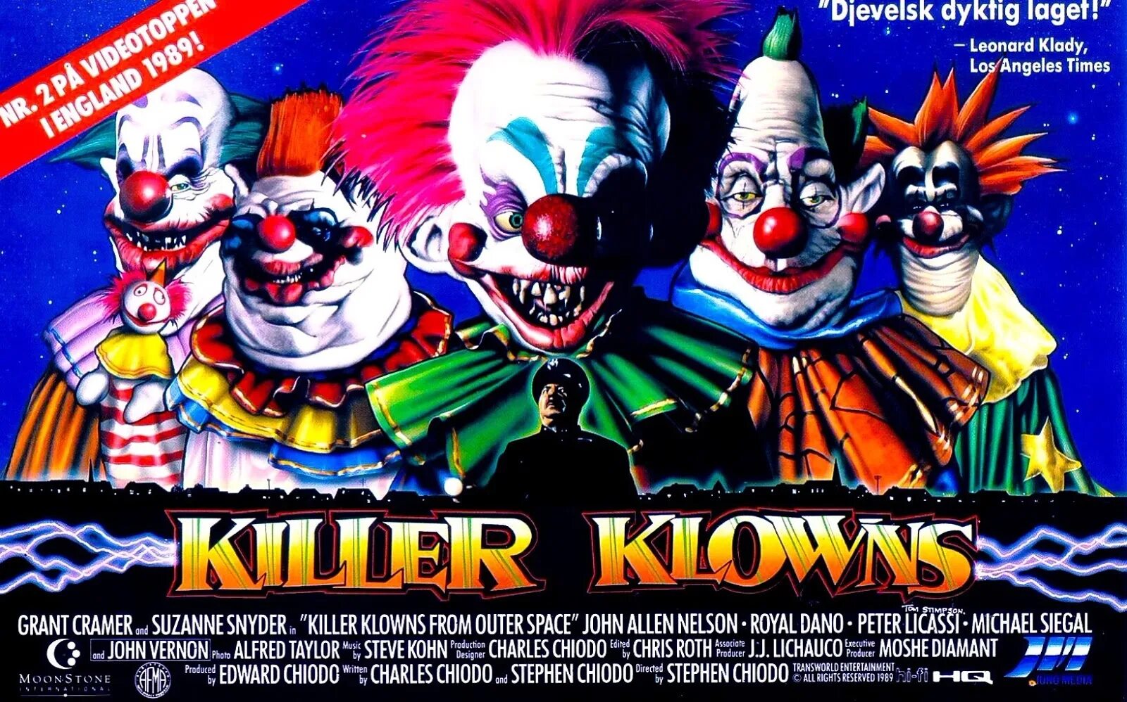 Killer Klowns from Outer Space 1988. Клоуны-убийцы из космоса 1988. Killer from outer space