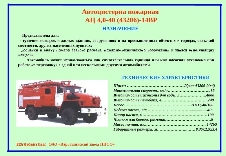 ТТХ АЦ-40 Урал 5557 пожарных автомобилей. ТТХ пожарной автоцистерны Урал 43206. Пожарный автомобиль Урал 43206 технические характеристики. ТТХ пожарных автомобилей Урал АЦ 8-70.