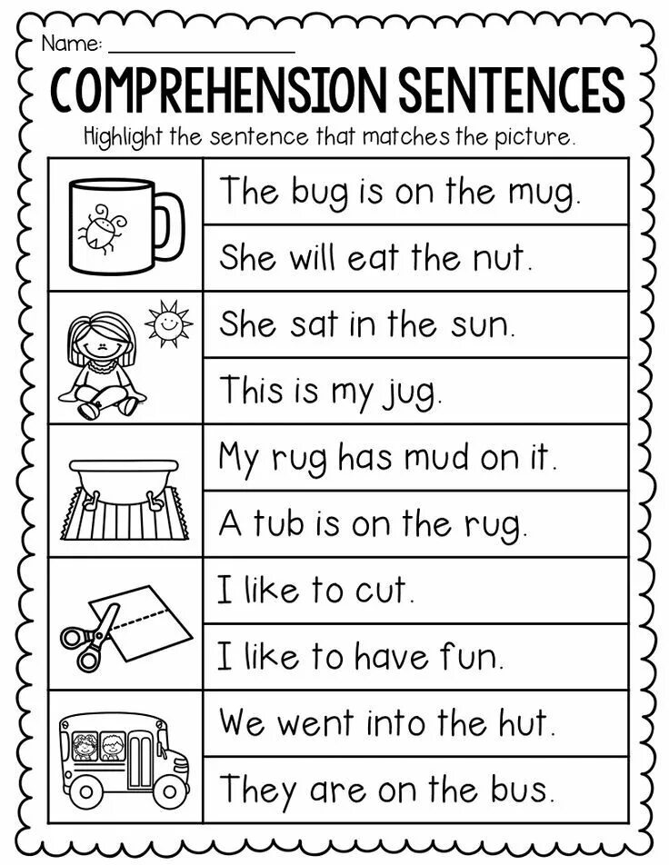 Sentences a to f. Worksheets чтение. Чтение i Worksheets. Чтение Worksheets for Kids. Чтение e Worksheets for Kids.