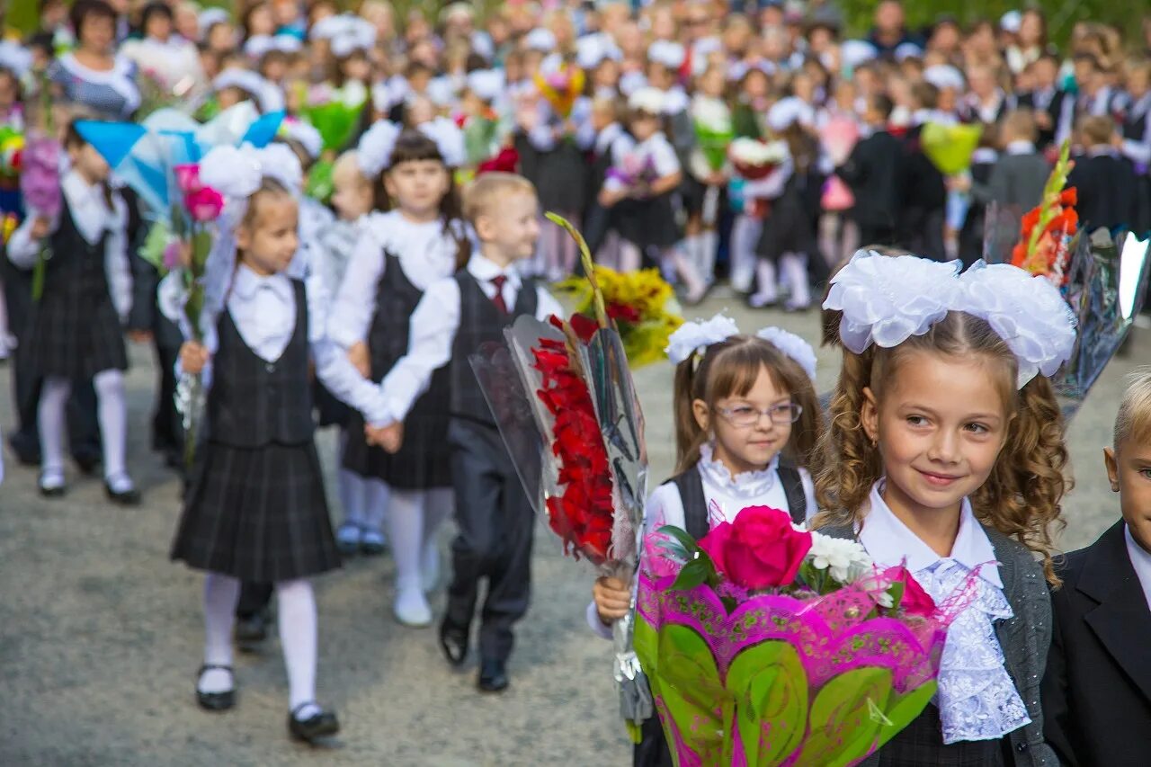 1 класс фото. Первоклассники. Первое сентября. Первоклашки на линейке. Первоклассницы на линейке.