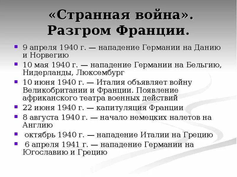 Разгром Франции Германией 1940. Нападение Германии на Францию Дата.