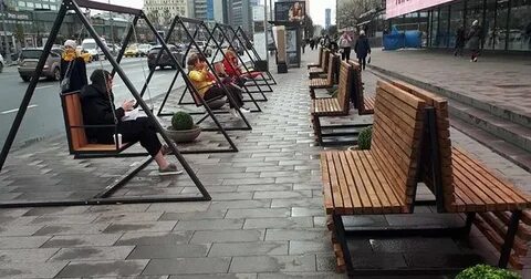 На объекты в общественных местах