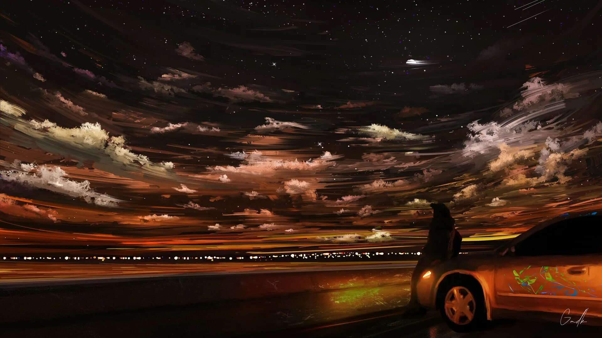 Машина ночь звезды. Звездное небо в машине. Ночное небо в авто. Машина в небе. Песня на ночь машину