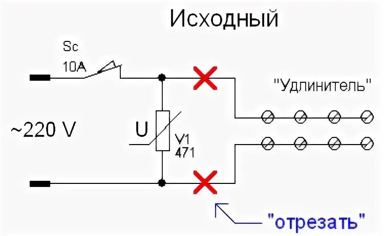 Схема соединения проводов сетевого фильтра. Удлинитель электрический схема подключения. Схема подключения сетевого фильтра удлинителя. Схема подключения сетевого удлинителя.