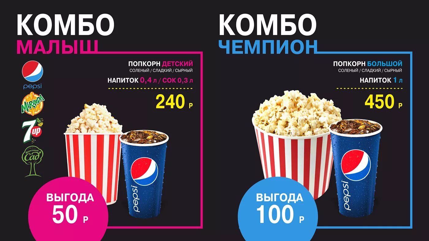 Сколько грамм в среднем попкорне