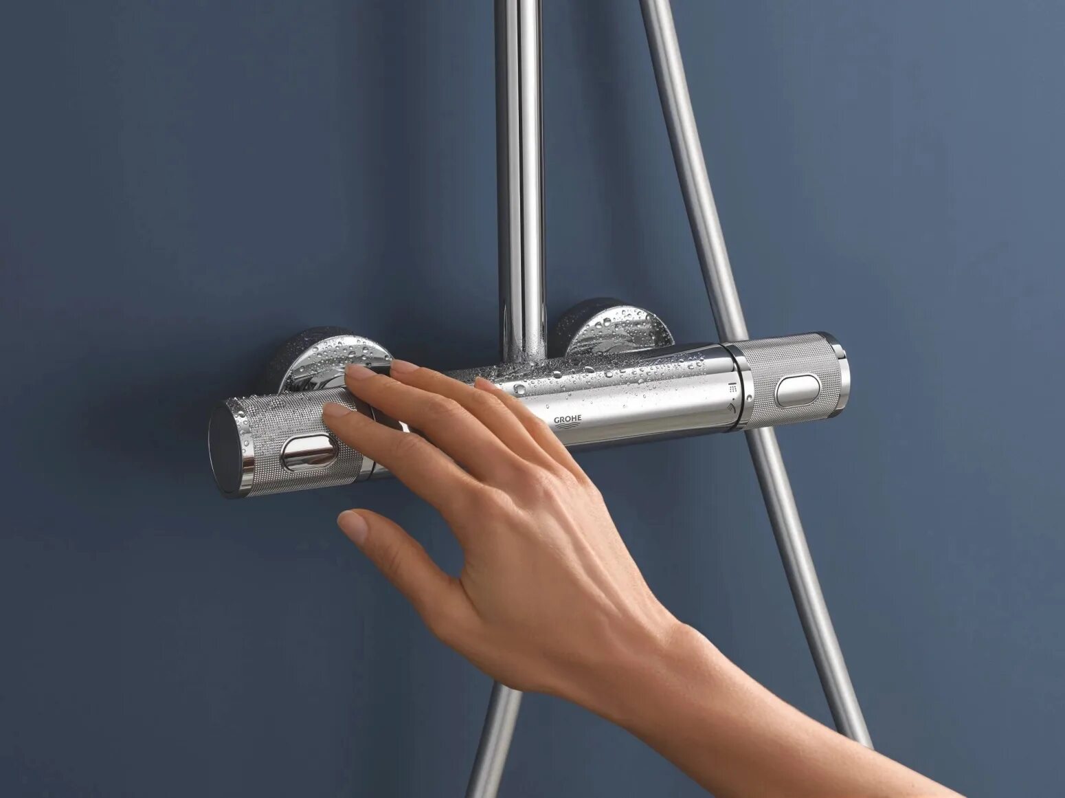 Grohe Euphoria System 260. Душевая стойка Grohe Euphoria System 260 27296003. 27296003 Grohe. 27296003 Euphoria 260 душевая система с термостатом для душа.