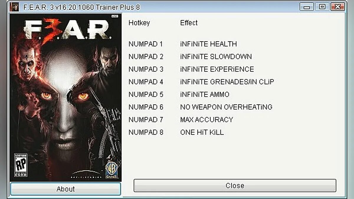 Fear 3 коды. Чит коды для Fear. Трейнер для f.e.a.r. 3. Fear 3 трейнер.