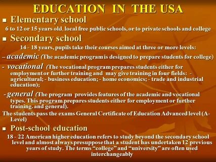 Education system