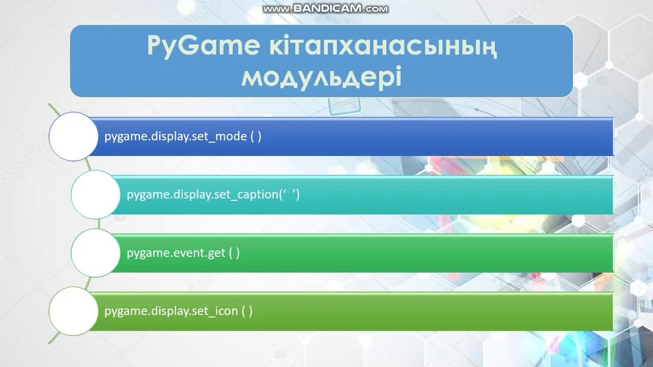 9 информатика оқулық. Презентация пайгейм. Библиотека пайгейм. Pygame модульдері. 9 Сынып.