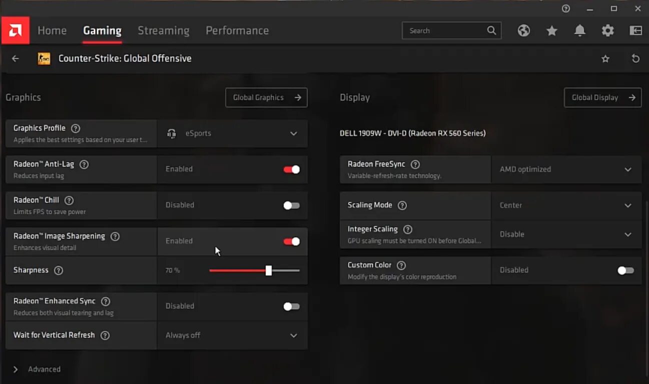 Cs go 2 настройки. Amd settings. настройки видеокарты радеон для кс го. насыщенность ксго амд. best settings for cs go.