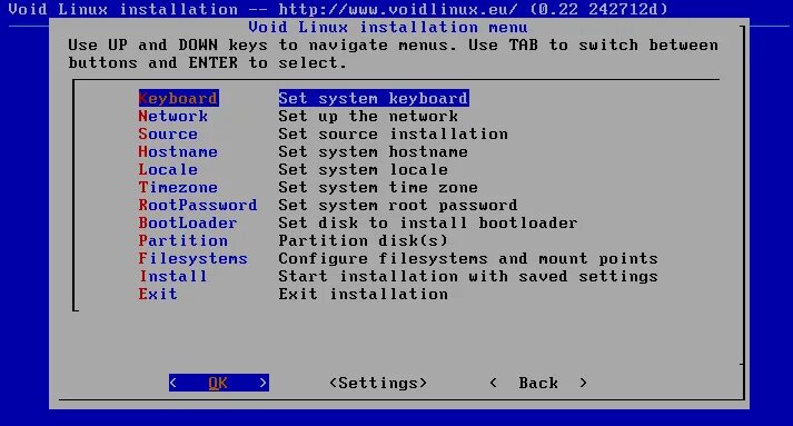 Net linux install. Void linux. экранные numpad linux install.