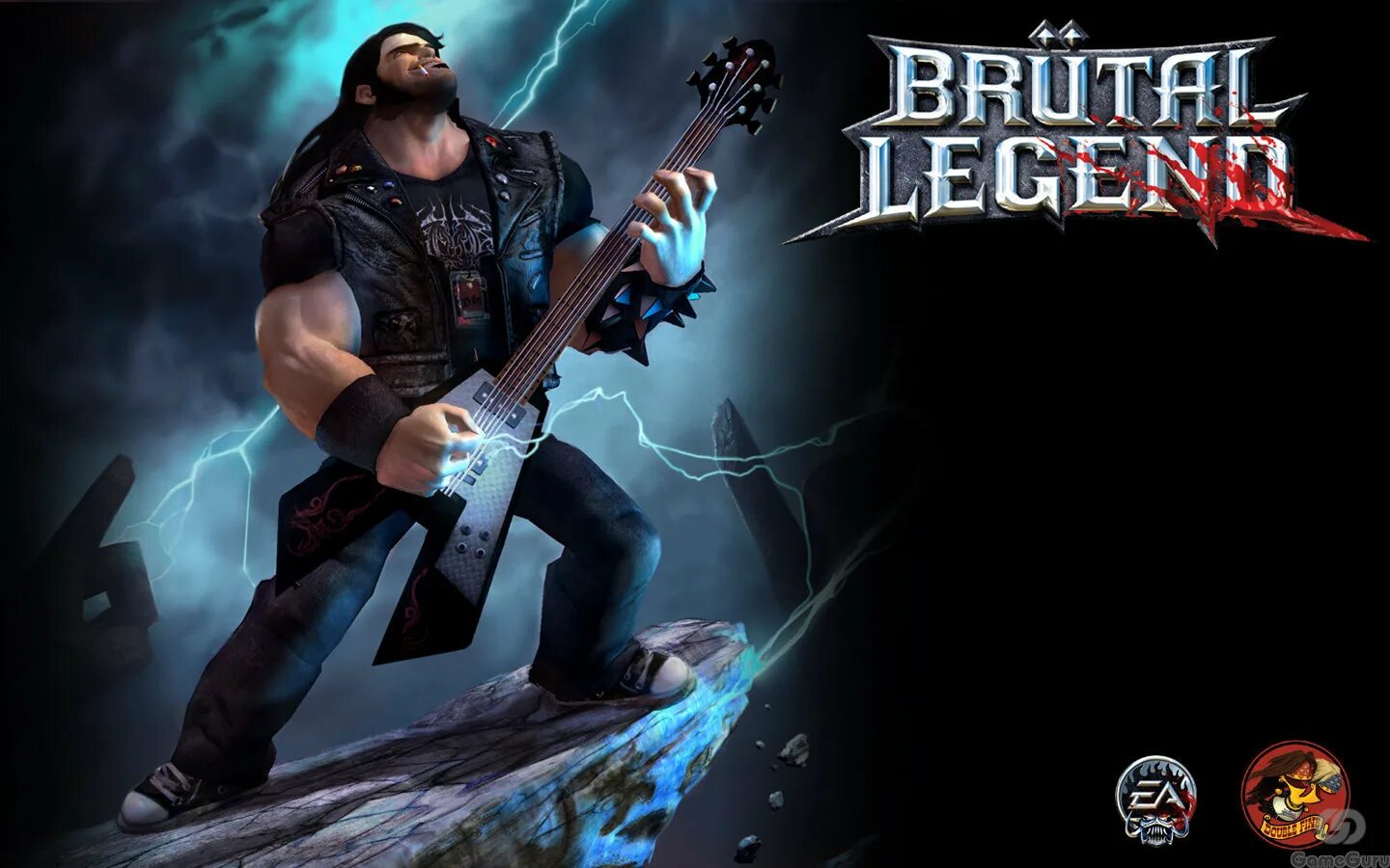 Установить brutal. Brutal legend обложка. brutal legend геймплей. brutal legend эдди риггс. brutal metal игра.