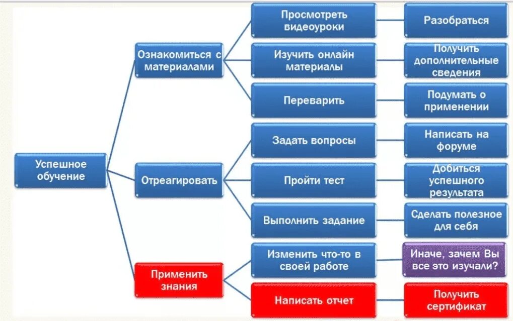 Какой тип режима обучения. Виды курсов обучения.