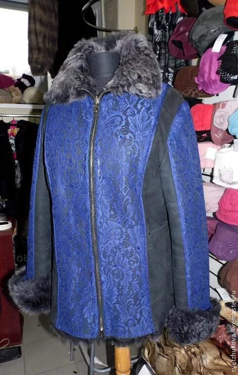 Зимняя узорчатая дубленка женская. Как расширить дубленку. Перекрой дубленки. Перешив дубленки из кусочков. Перекрой дубленки.