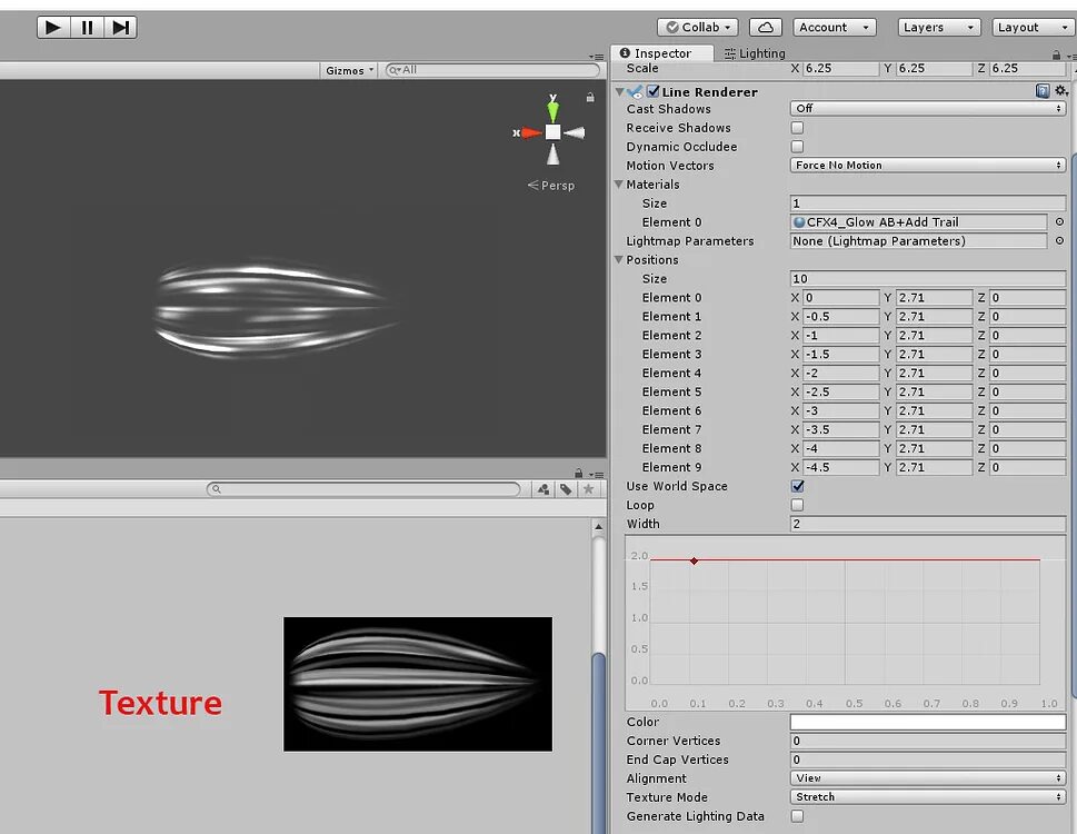 Unity renderer. Unity line. тайм линия в unity. trail texture unity. unity line select effect.