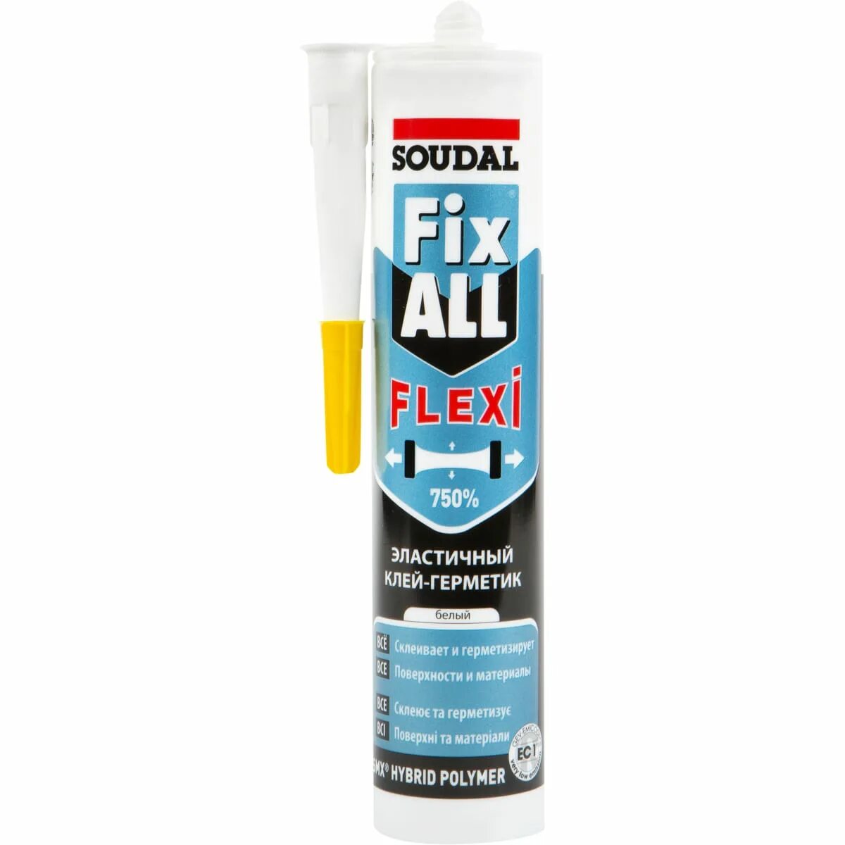 Клей-герметик Soudal Fix all, 290 мл. Герметик Soudal Fix all белый. Soudal Fix all Flexi гибридный клей-герметик 290мл. Клей-герметик Soudal эластичный быстросхватывающийся Fix all 290мл белый. Fix all flexi