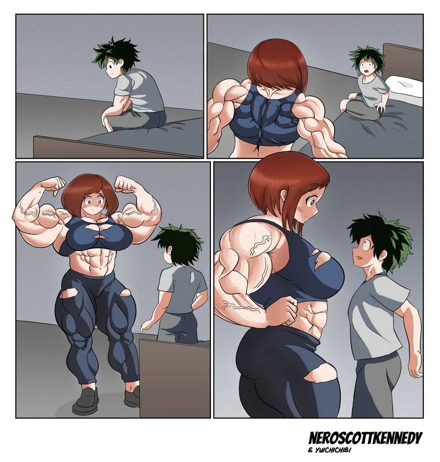 Growth bigger comics. Мидория muscle growth. jay marvel моя геройская академия. muscle growth наруто. хината muscle growth.